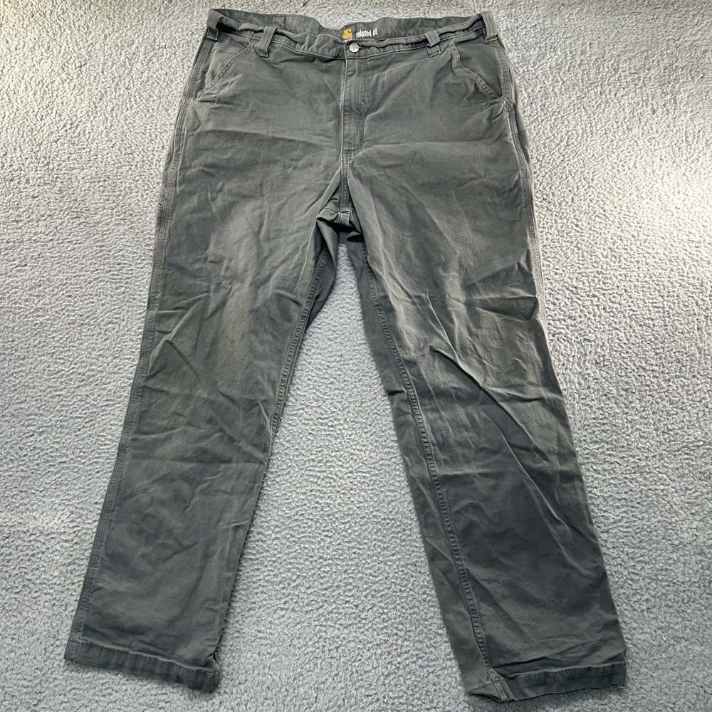 Carhartt Pants Mens 40 (38X30) Work Gray Hiking Outdoor Chino Farming